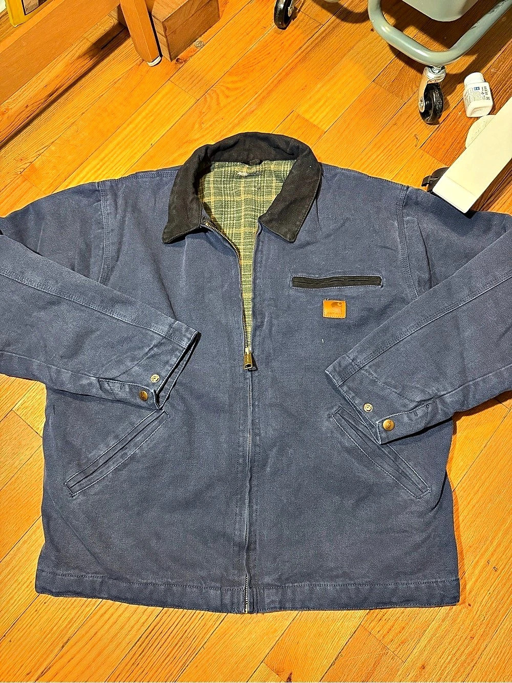 Carhartt Workwear Jacket in Blue & Black